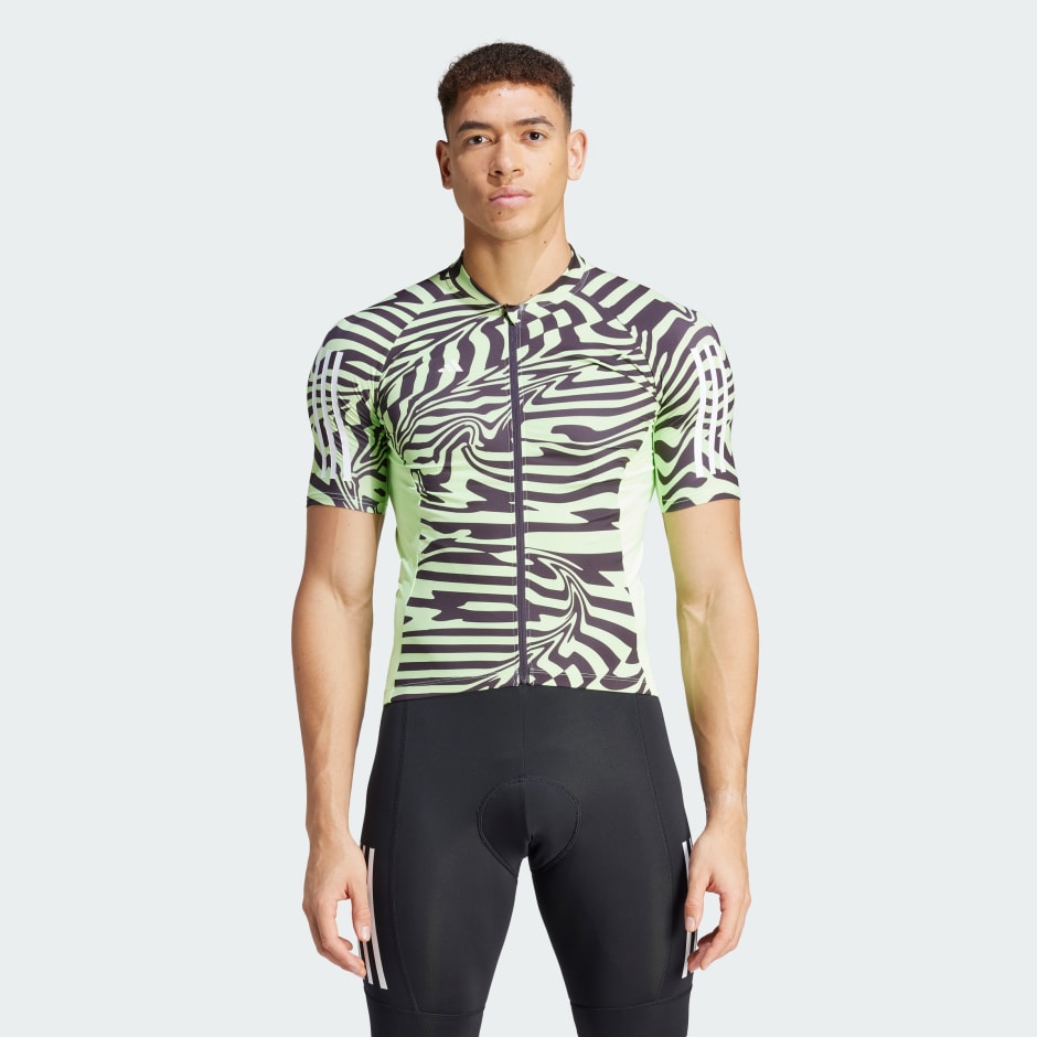 Adidas Essentials 3-Stripes Fast Zebra Cycling Jersey