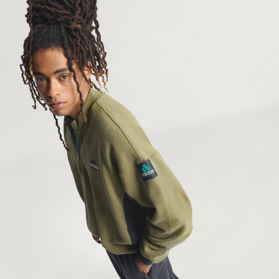 Pulover cu fermoar 1/2 Equipment Blocked adidas