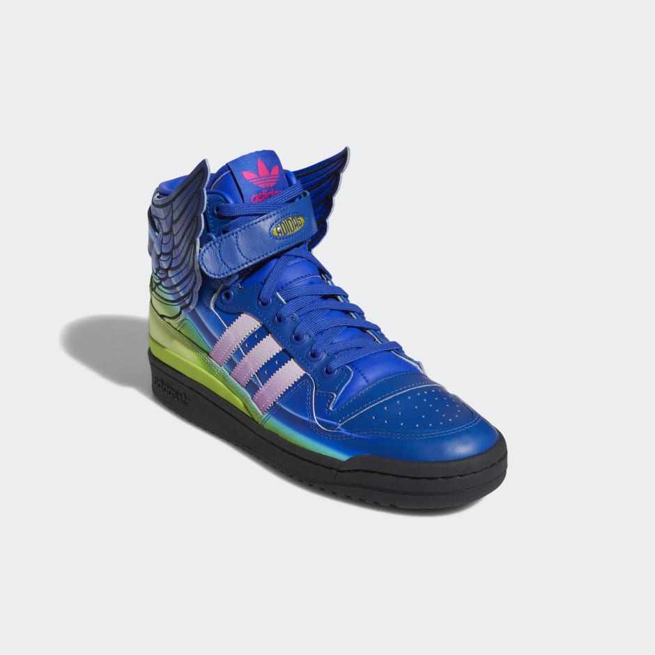 Inspección Mecánicamente Pobreza extrema adidas Jeremy Scott Motorsport Wings 4.0 Shoes - Blue | adidas ZA