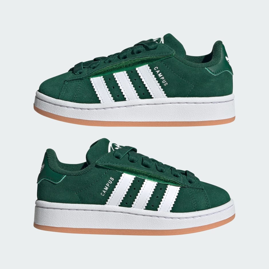 Pantofi Campus 00s cu &icirc;nchidere confortabilă și șireturi elastice pentru copii