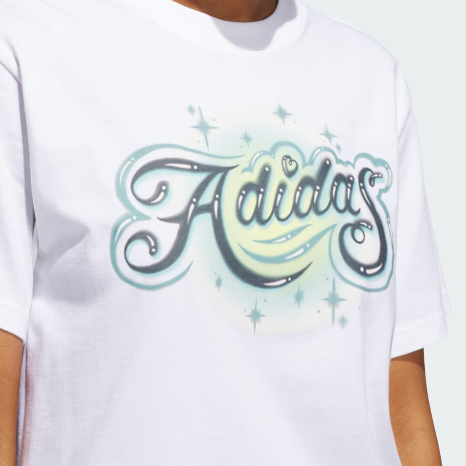 تي شيرت برسومات مرشوشة بالهواء