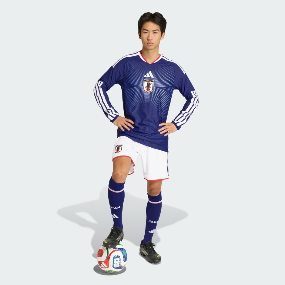 Japan 26 Home Authentic Jersey Long Sleeve