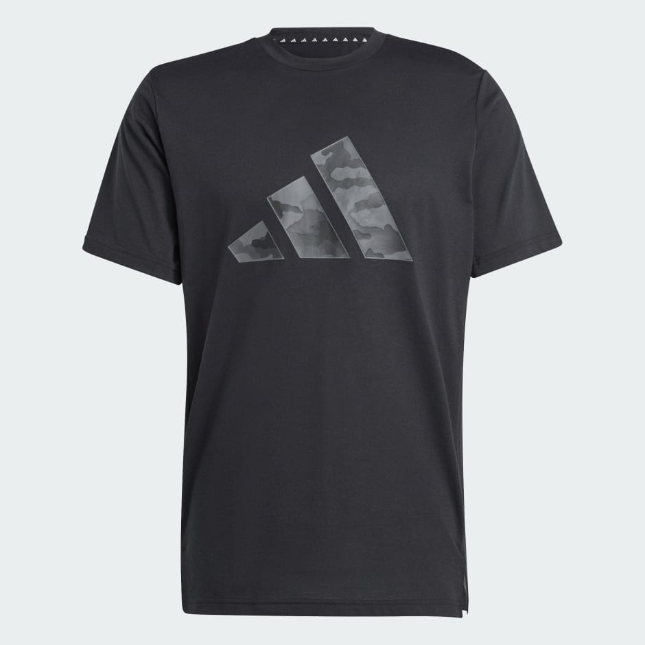 Train Essentials Camo Graphic Logo Tee