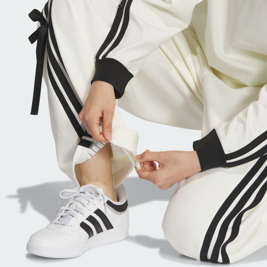Women Story Double Knit Banana Trousers White adidas Hong Kong