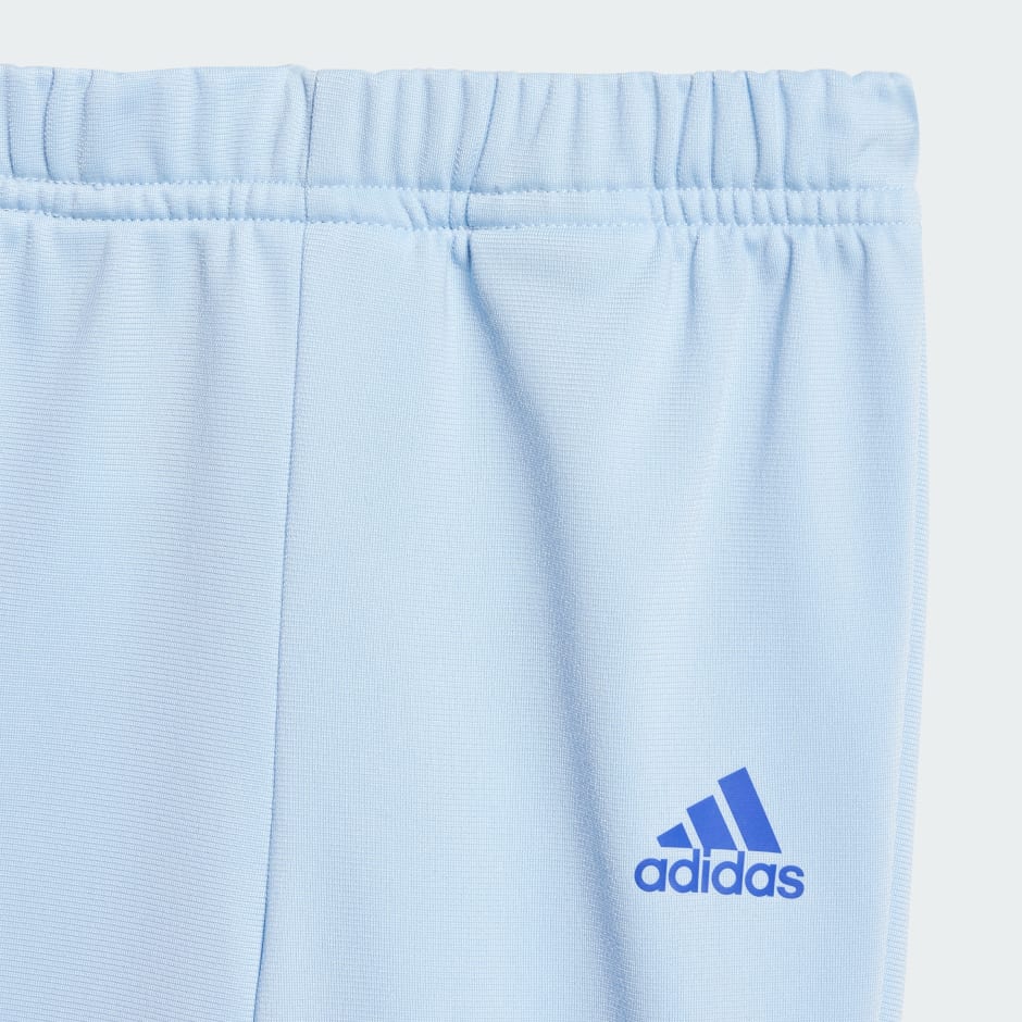 Clothing - Essentials Print Track Suit Kids - Blue | adidas South Africa