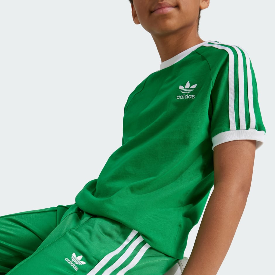 Tricou Adicolor cu 3 dungi pentru copii