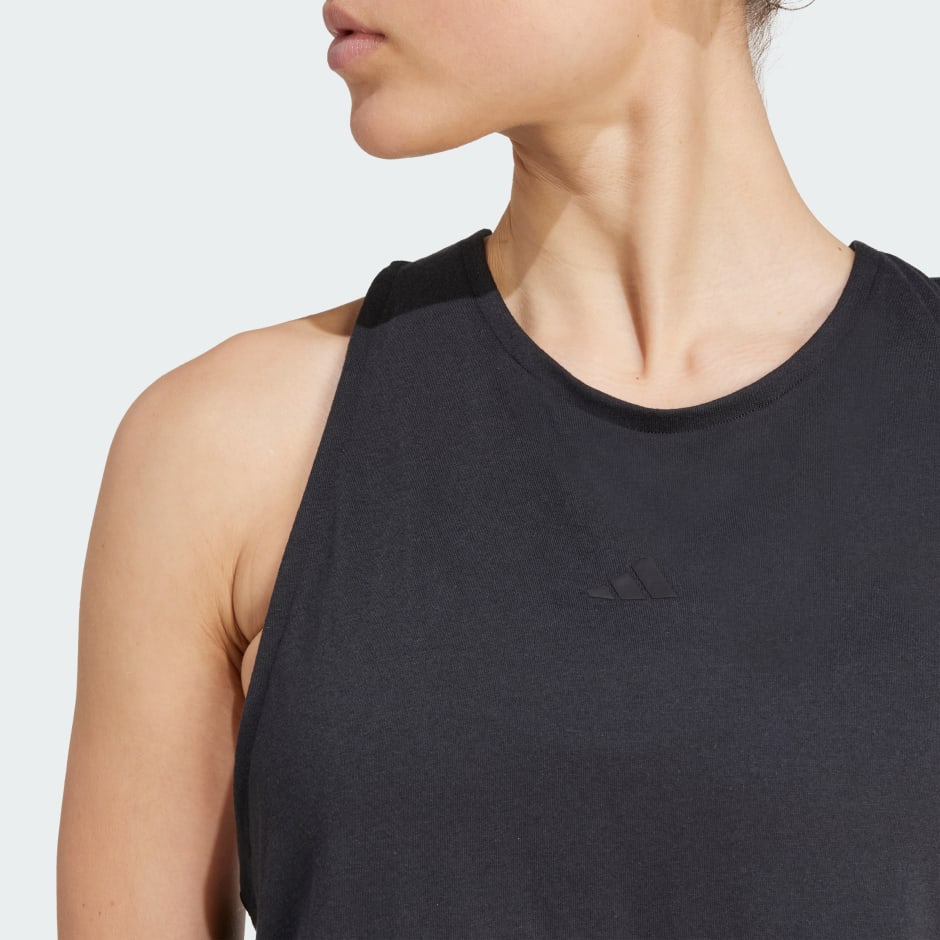 Skraćena majica bez rukava Yoga Essentials