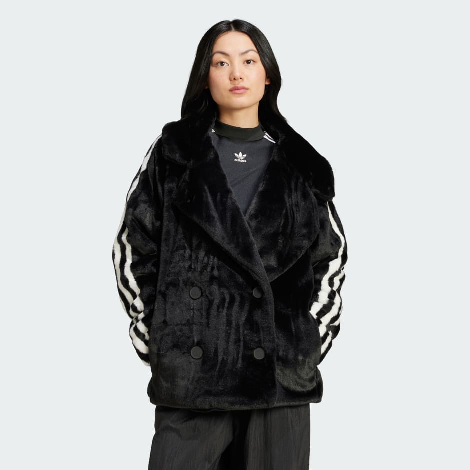 Adidas Originals Premium Faux Fur Coat
