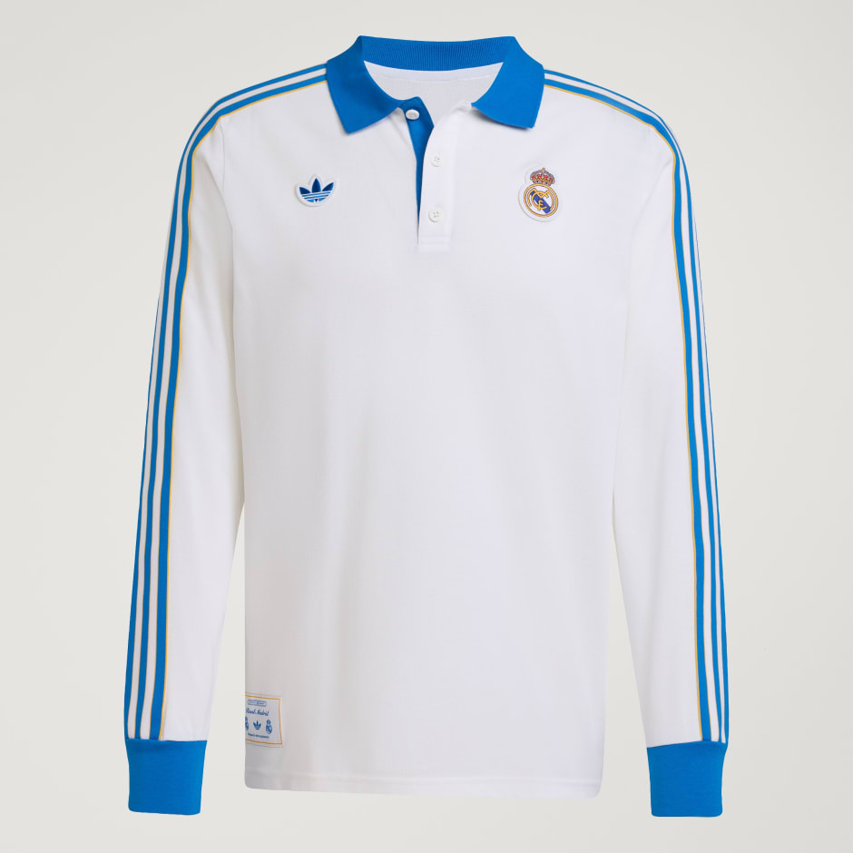 Real Madrid Terrace Icons Long Sleeve Polo Shirt