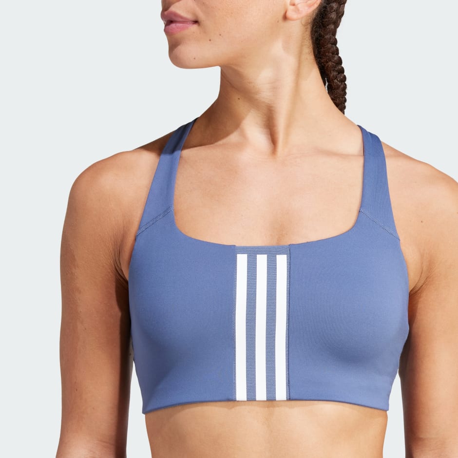 Powerimpact Training Medium-Support 3-Stripes Bra