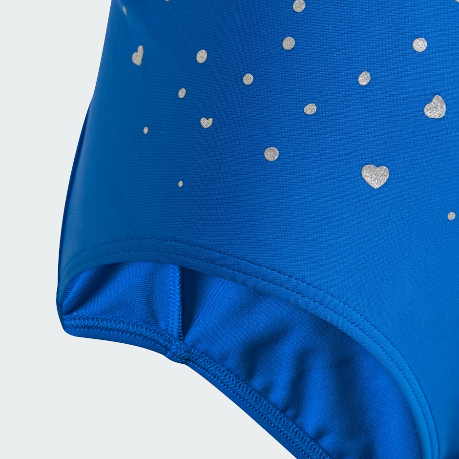 Dječji svjetlucavi kupaći kostim s V-izrezom na leđima