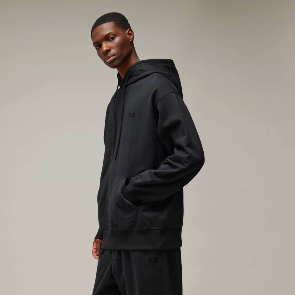 Clothing - Y-3 French Terry Hoodie - Black | adidas South Africa