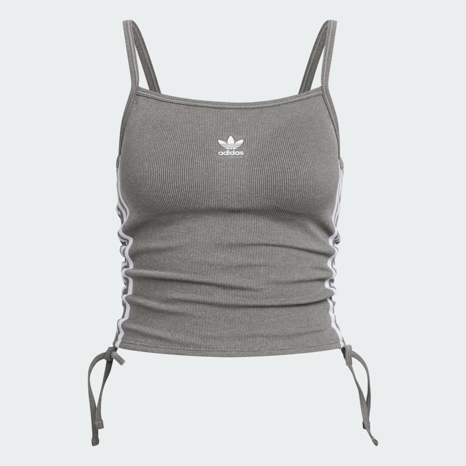 3-Stripes Drawstring Padded Tank Top
