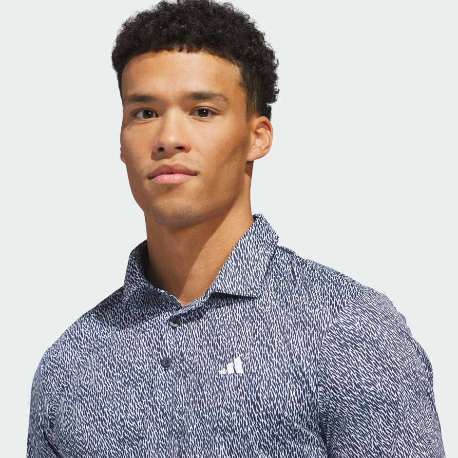 ULTIMATE365 FEATHER PRINT POLO SHIRT