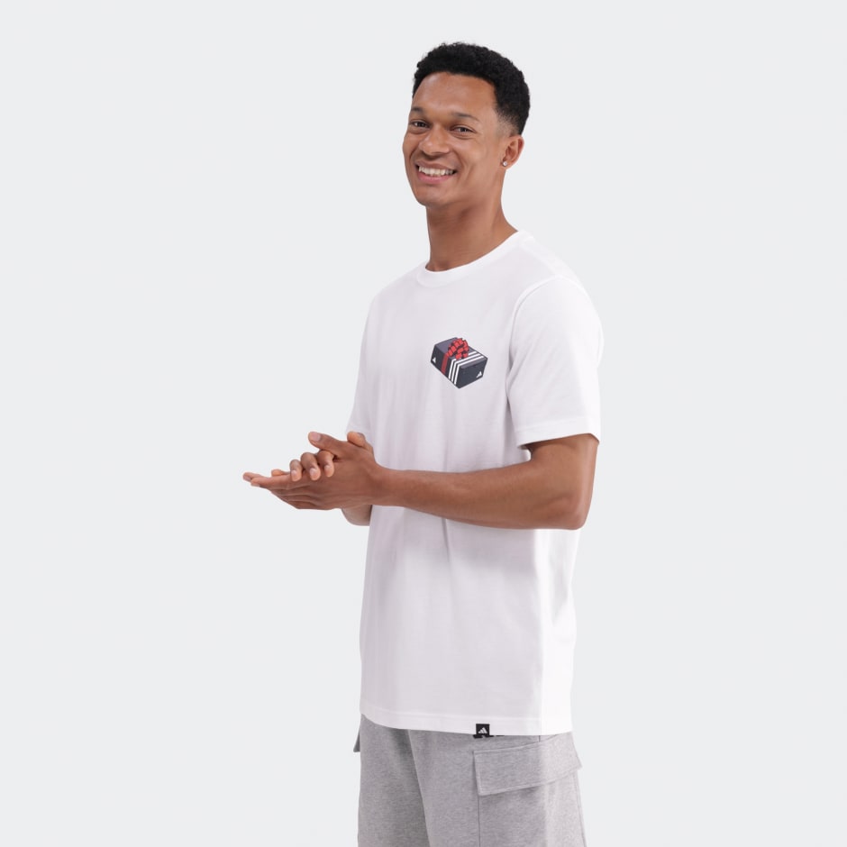 3-Stripes Lights Giftbox Graphic T-Shirt