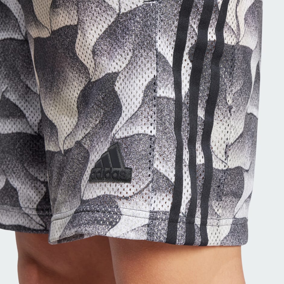 Tiro Allover Print Mesh Shorts