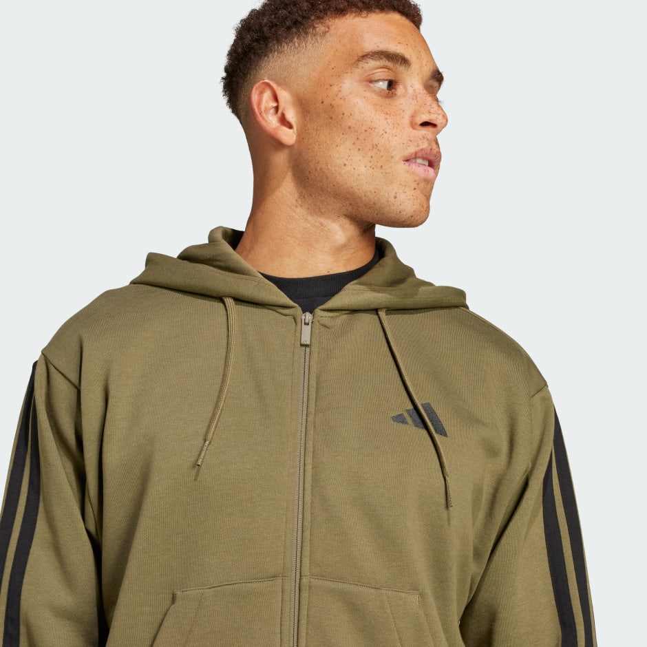 كنزة Essentials 3-Stripes Fleece 