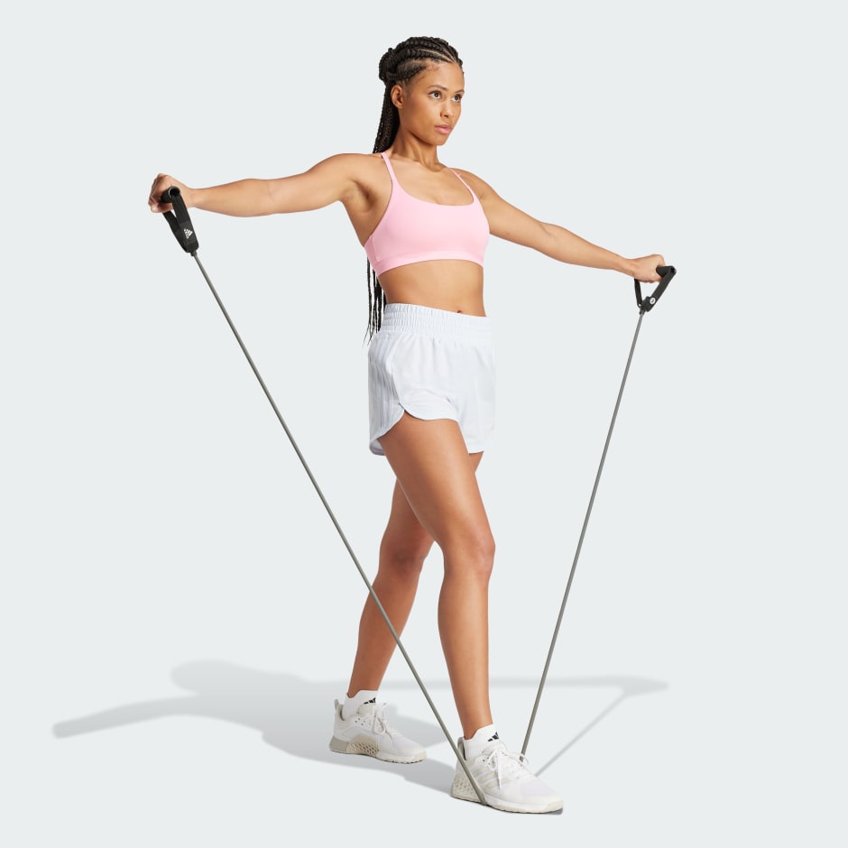 Pacer Training 3-Stripes Woven High-Rise Shorts