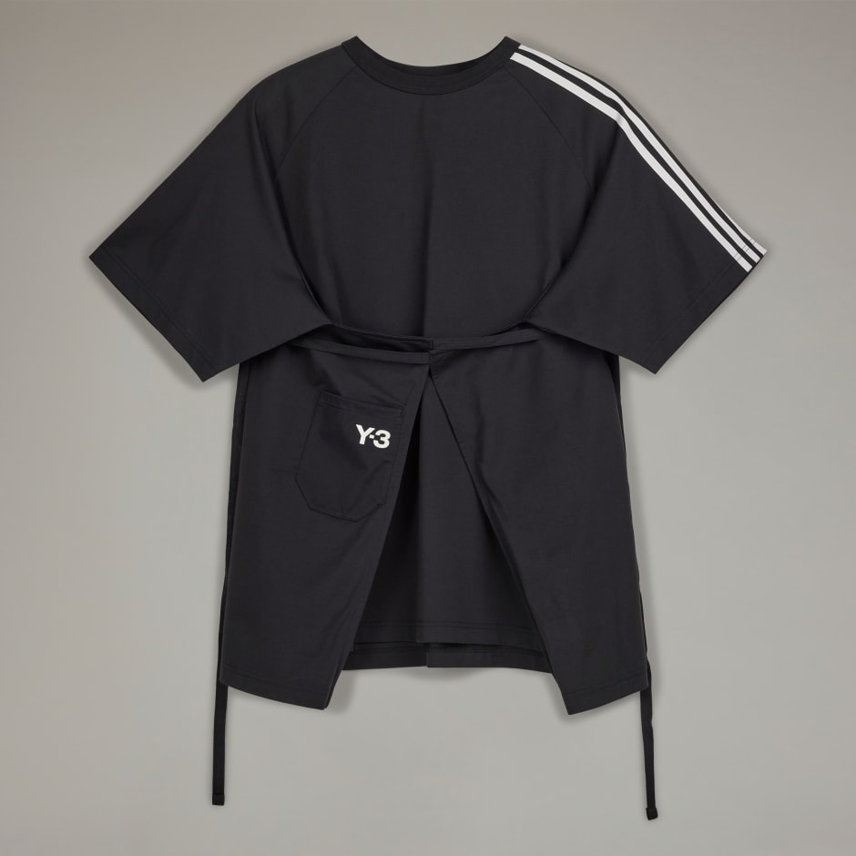 Y-3 Sail Closure Short Sleeve Tee