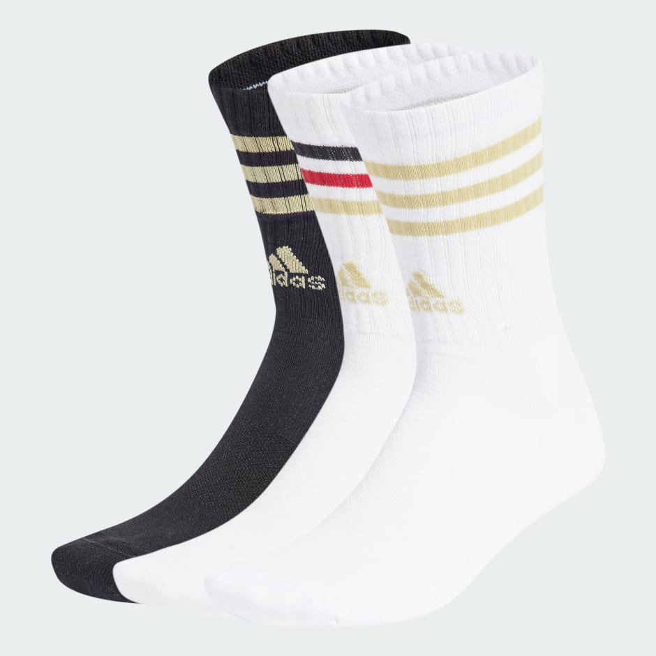 3-Stripes Cushioned Crew Socks 3 Pairs