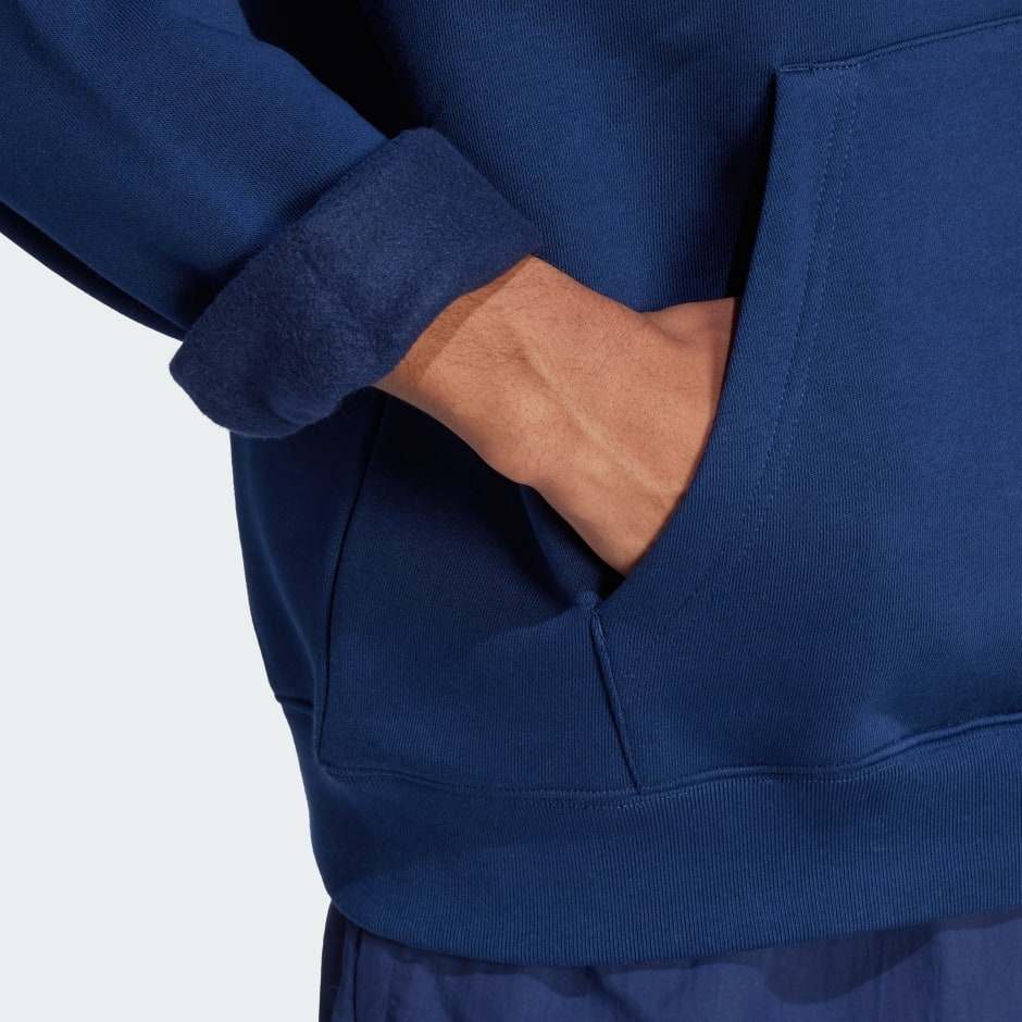 Majica &scaron;irokog kroja s kapuljačom Trefoil Essentials