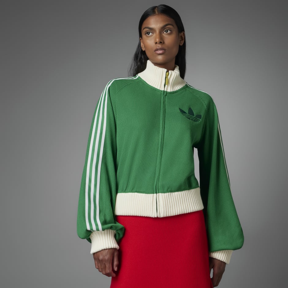 adidas Adicolor 70s Blouson Track Top - Green | adidas LK