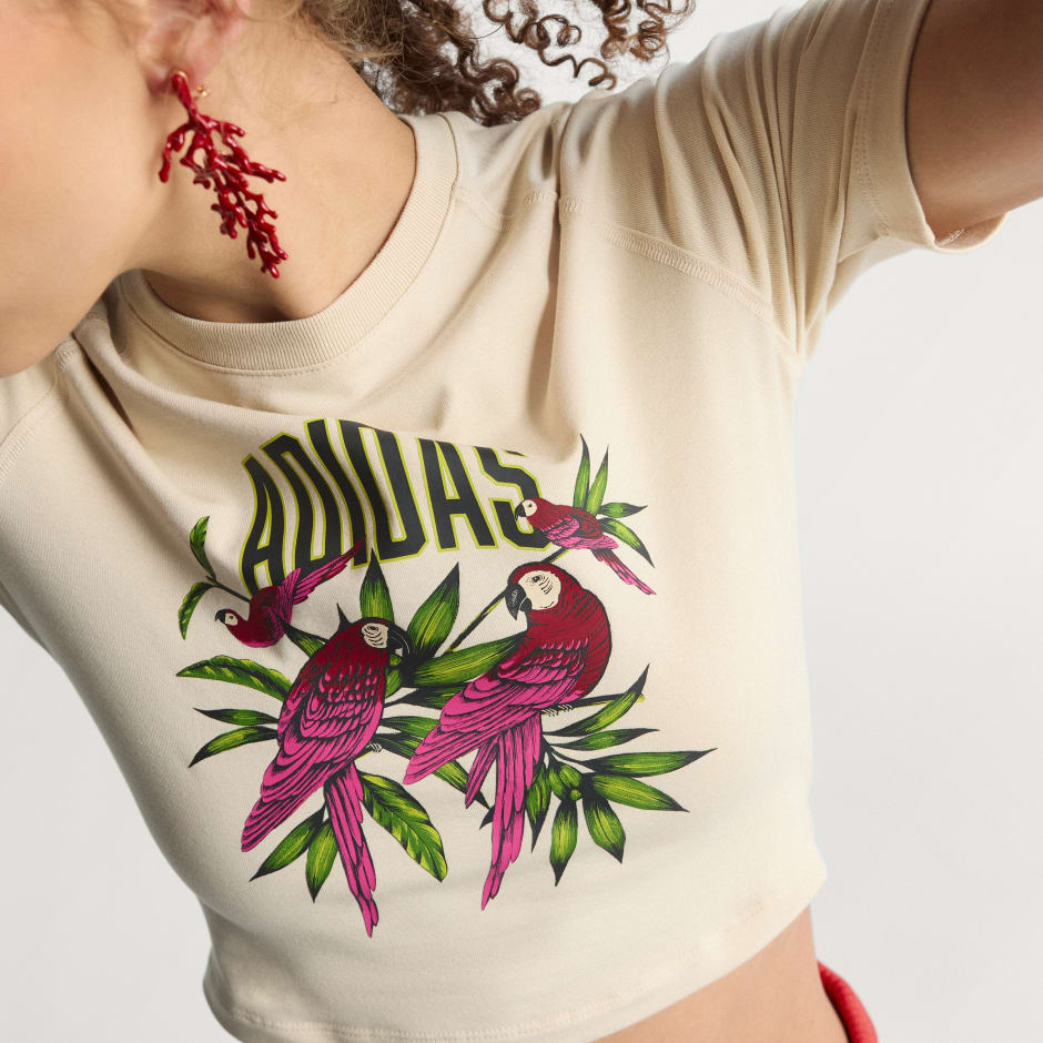 TRICOU SCURTAT GRAFIC ADIDAS x FARM RIO