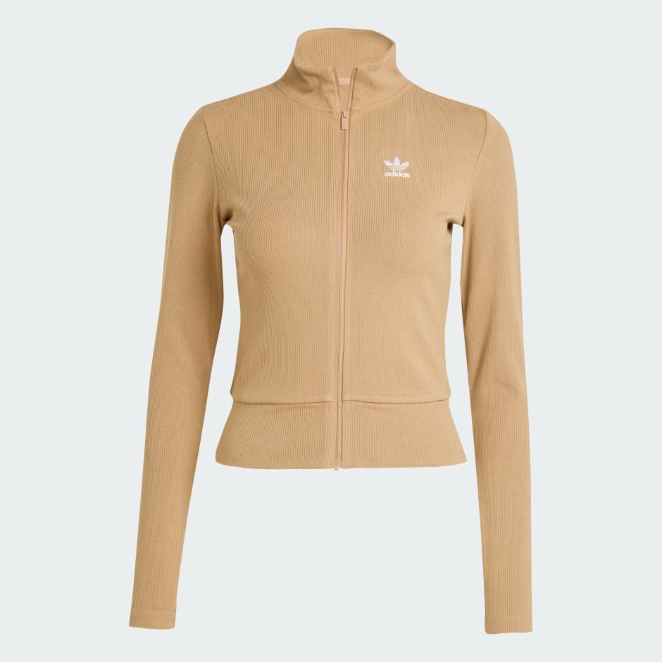 Essentials Rib Full-Zip Track Top