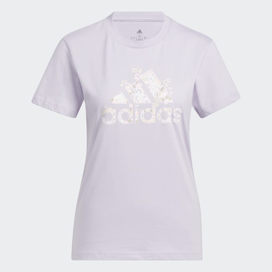 Floral Badge of Sport Graphic Tee