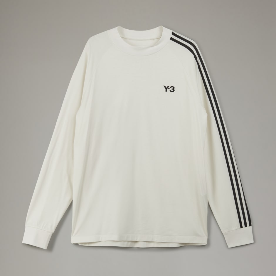 Y-3 Stripes Long Sleeve Tee