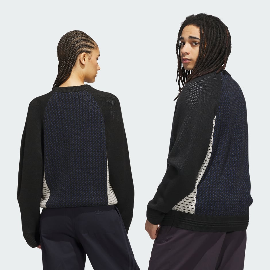 Pulover tricotat Shmoofoil cu guler rotund