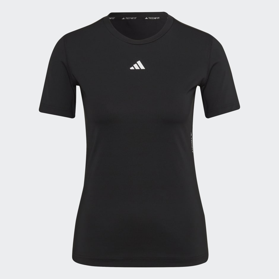 adidas Techfit Training Tee - Black