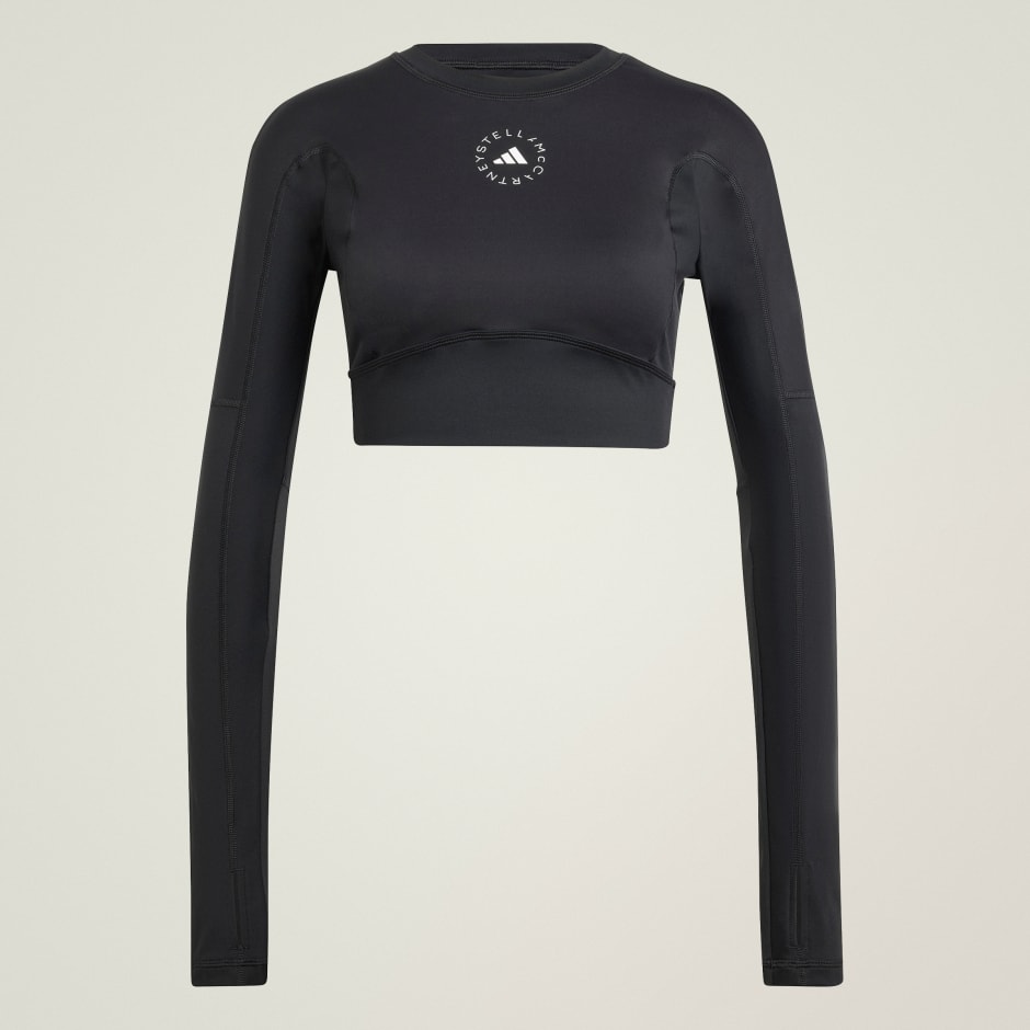 adidas by Stella McCartney TrueStrength Yoga Cropped Long Sleeve Top