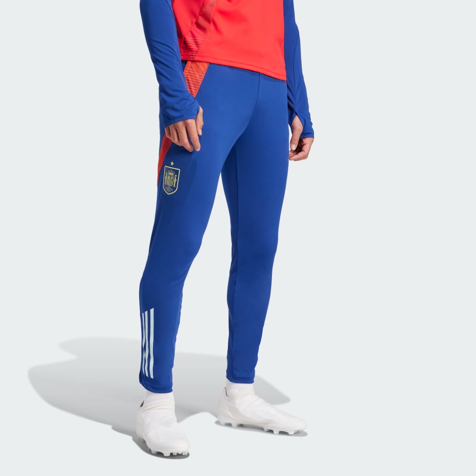 adidas Performance SPAIN FEF TRAINING PANT - Tracksuit bottoms - victory  blue/halo mint/blue 