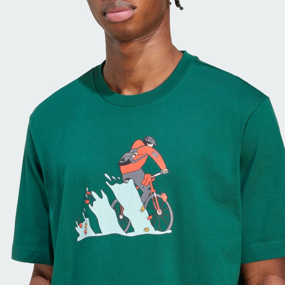 تي شيرت Doodle Hunt Bike Graphic