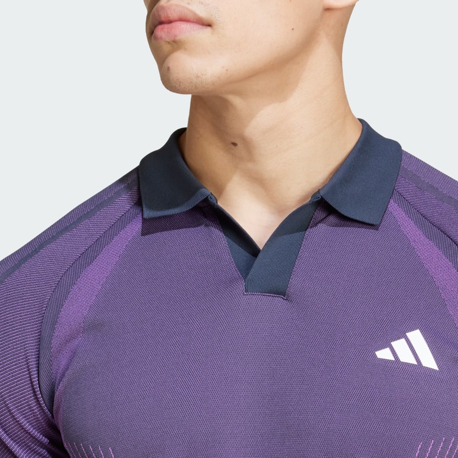 Tricou polo Tenis Pro FreeLift, fără cusături, cu tehnologie AEROREADY