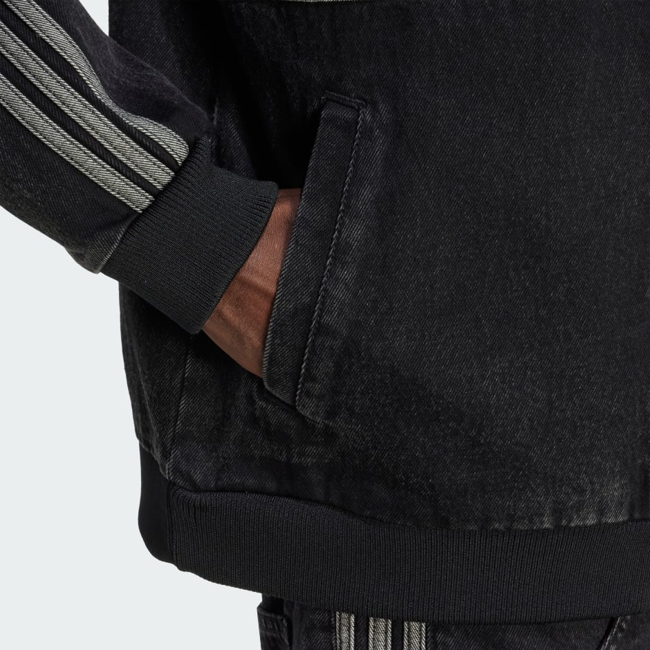 adidas Adicolor First Black Denim Track Top