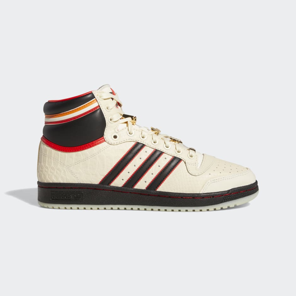 adidas Top Ten Hi ESPN Shoes - White | BH