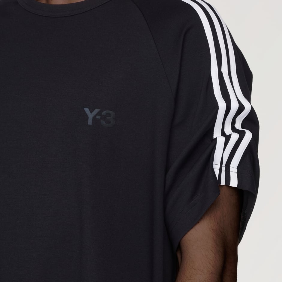 【Y-3】 Logo cotton-blend jersey T-shirt Y-3 Logo-print cotton-jersey T-shirt | THE OUTNET