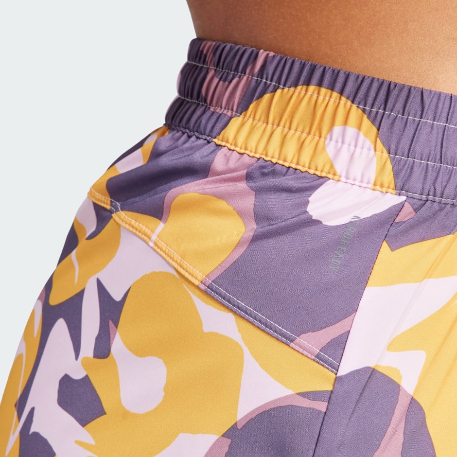 Pacer Train Essentials Floral-Print Woven Shorts