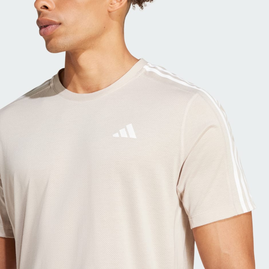 Own the Run 3-Stripes Tee