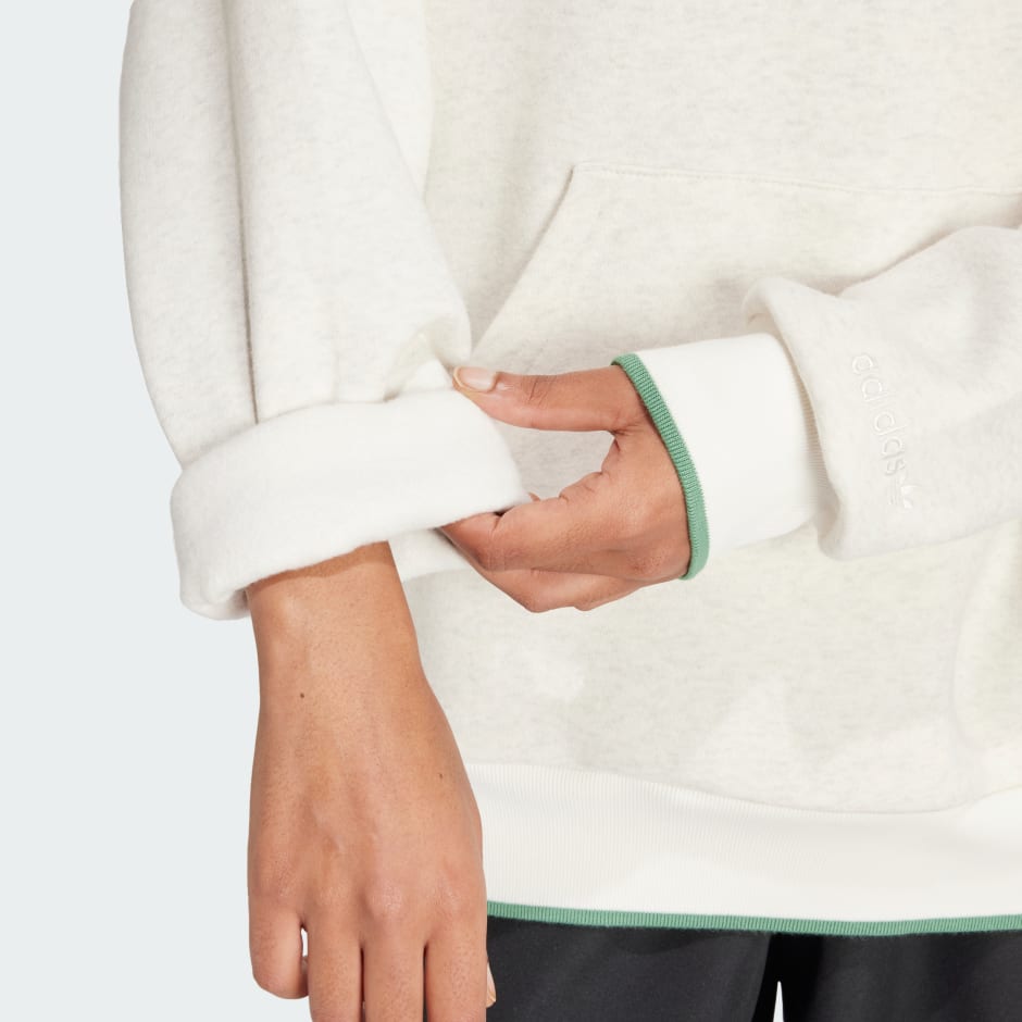 圖案寬鬆有帽衫