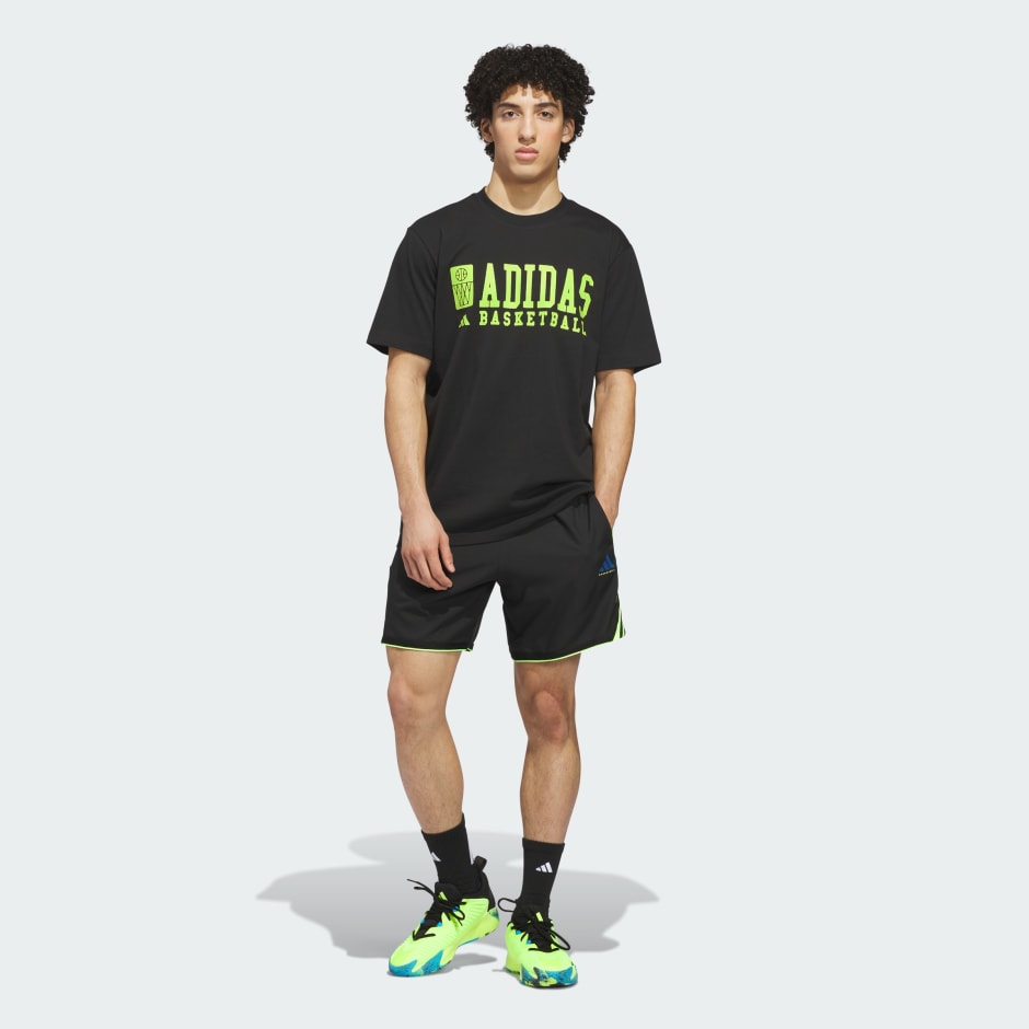 TRICOU CU GRAFICĂ ADIDAS BASKETBALL