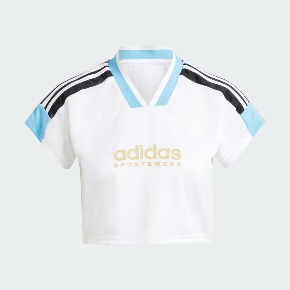 Tiro Cut 3-Stripes Crop Jersey