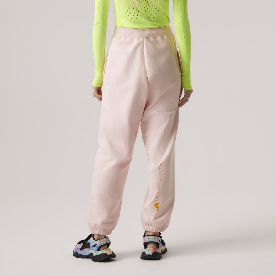 Pink adidas track online pants men's