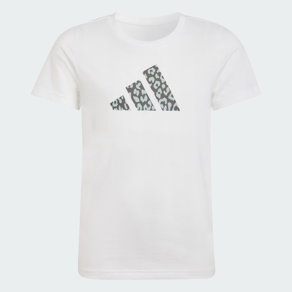Junior Girls Animal Print Graphic Tee