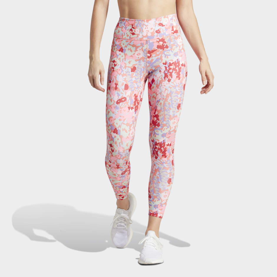Train Essentials Printed High-Waisted 7/8 Leggings image number null