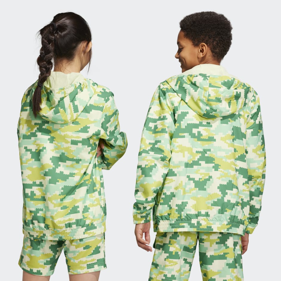 Green Camo - Boys' Core Printed Windbreaker Jacket