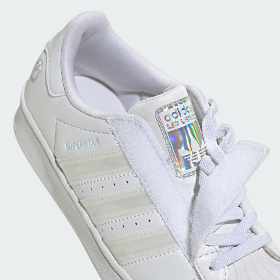 Superstar Led Lights Comfort Closure Elastic Lace Shoes Kids