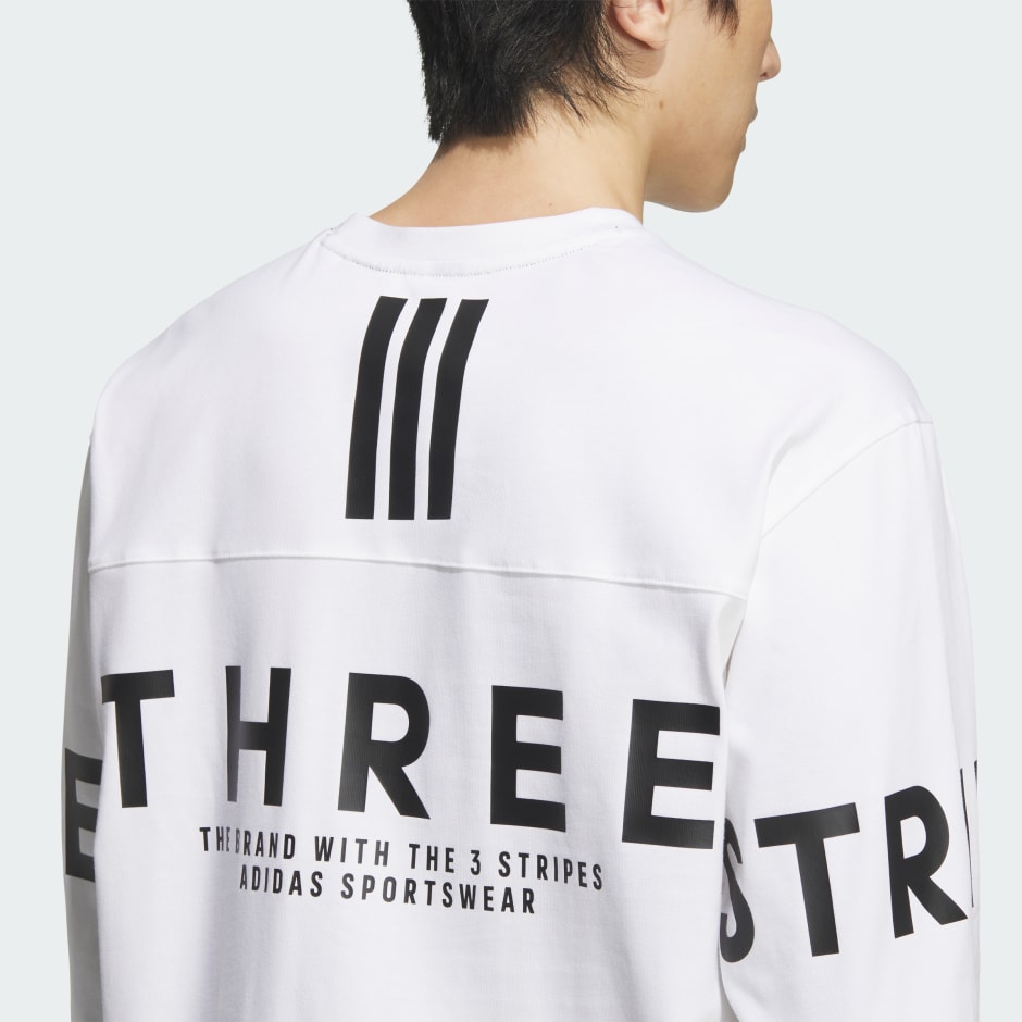 Wording Pack Loose Fit Heavy Single Jersey Long Sleeve Tee